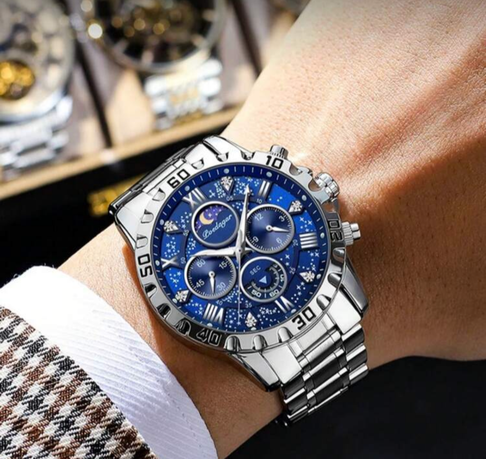 Blue poedagar 973 watch